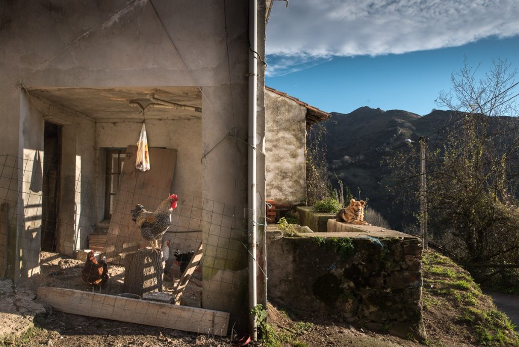 Vista de Castañera, Asturias
