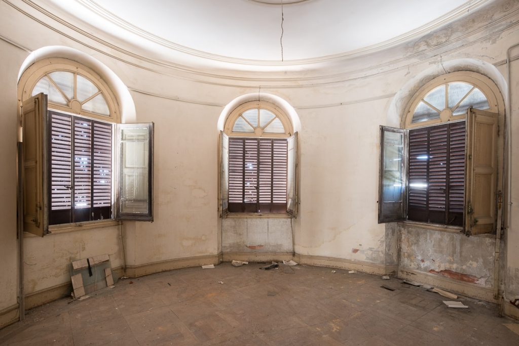Habitación semicircular en la Torre de los Moreno